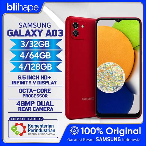 Samsung A03 4/128 Spesifikasi